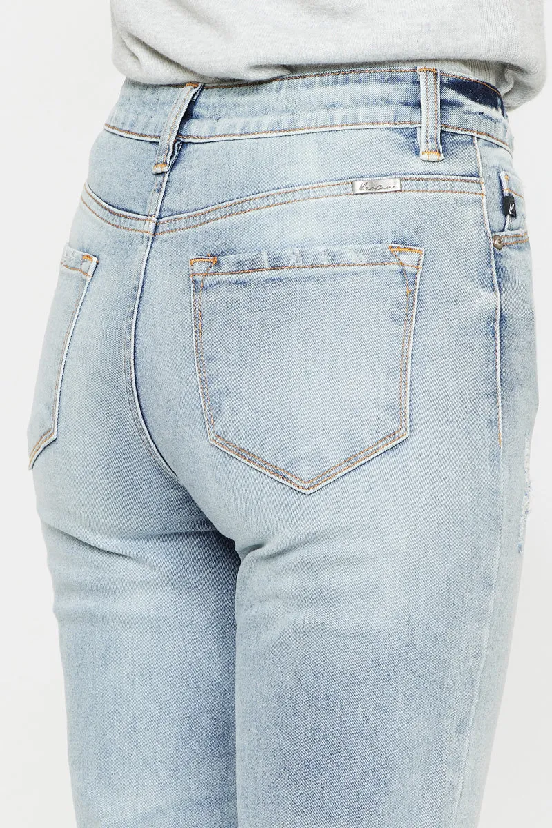 Muffy High Rise Straight Leg Jeans