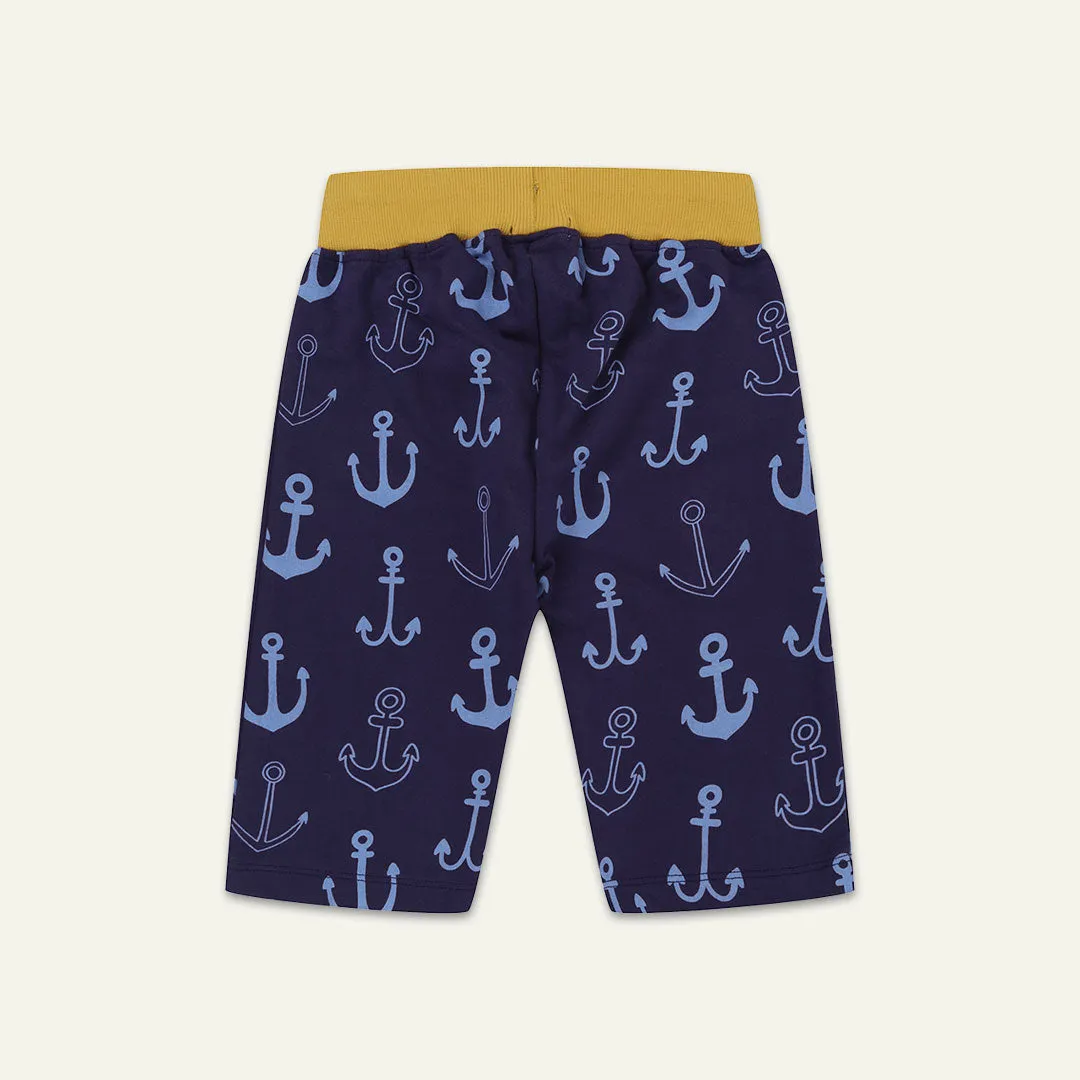 Multicoloured Anchor And Stripe Shorts - 2 Pack