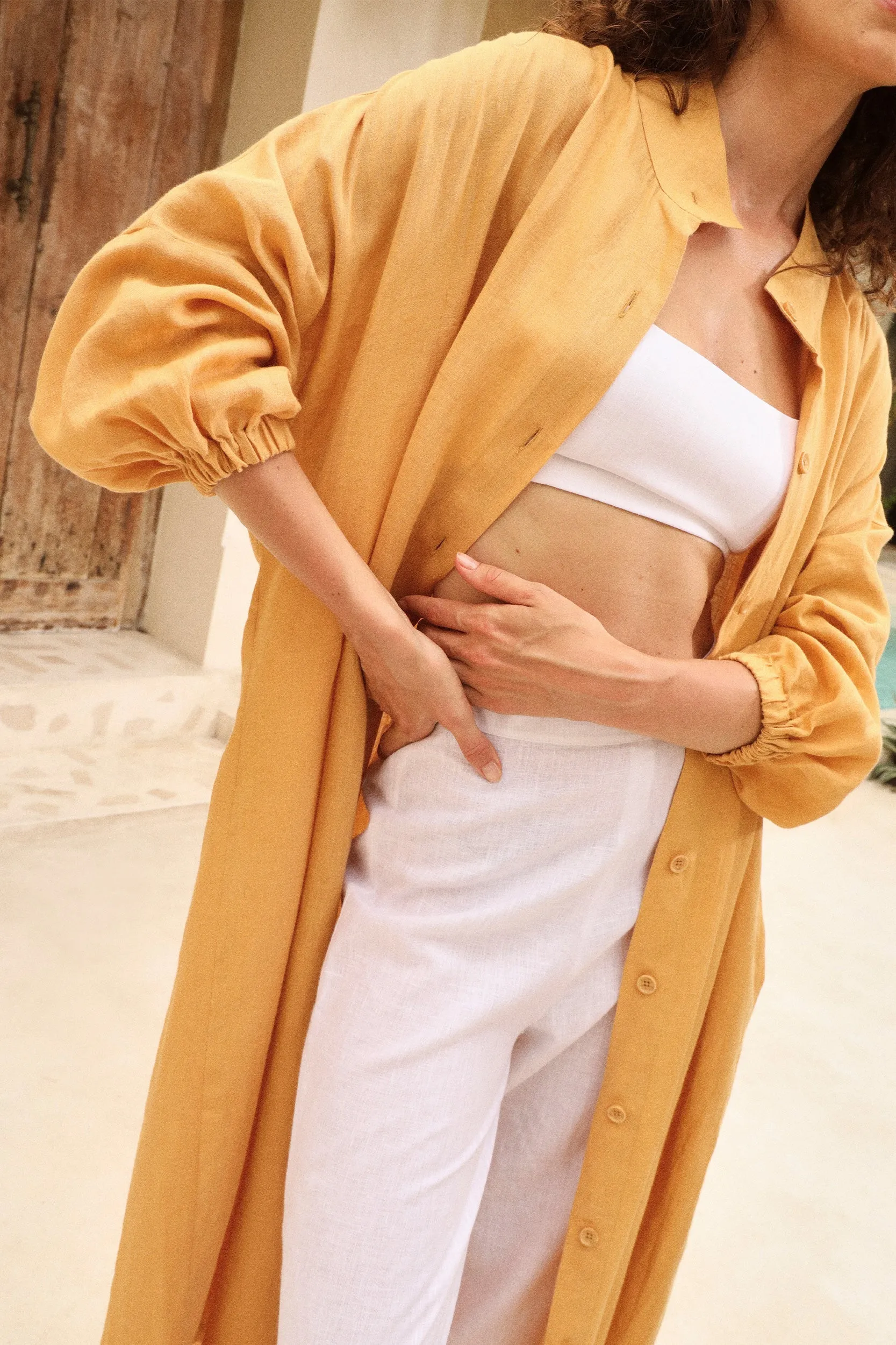 Naples Shirt Dress (Sunset)