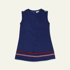 Navy Butterfly Applique Dress