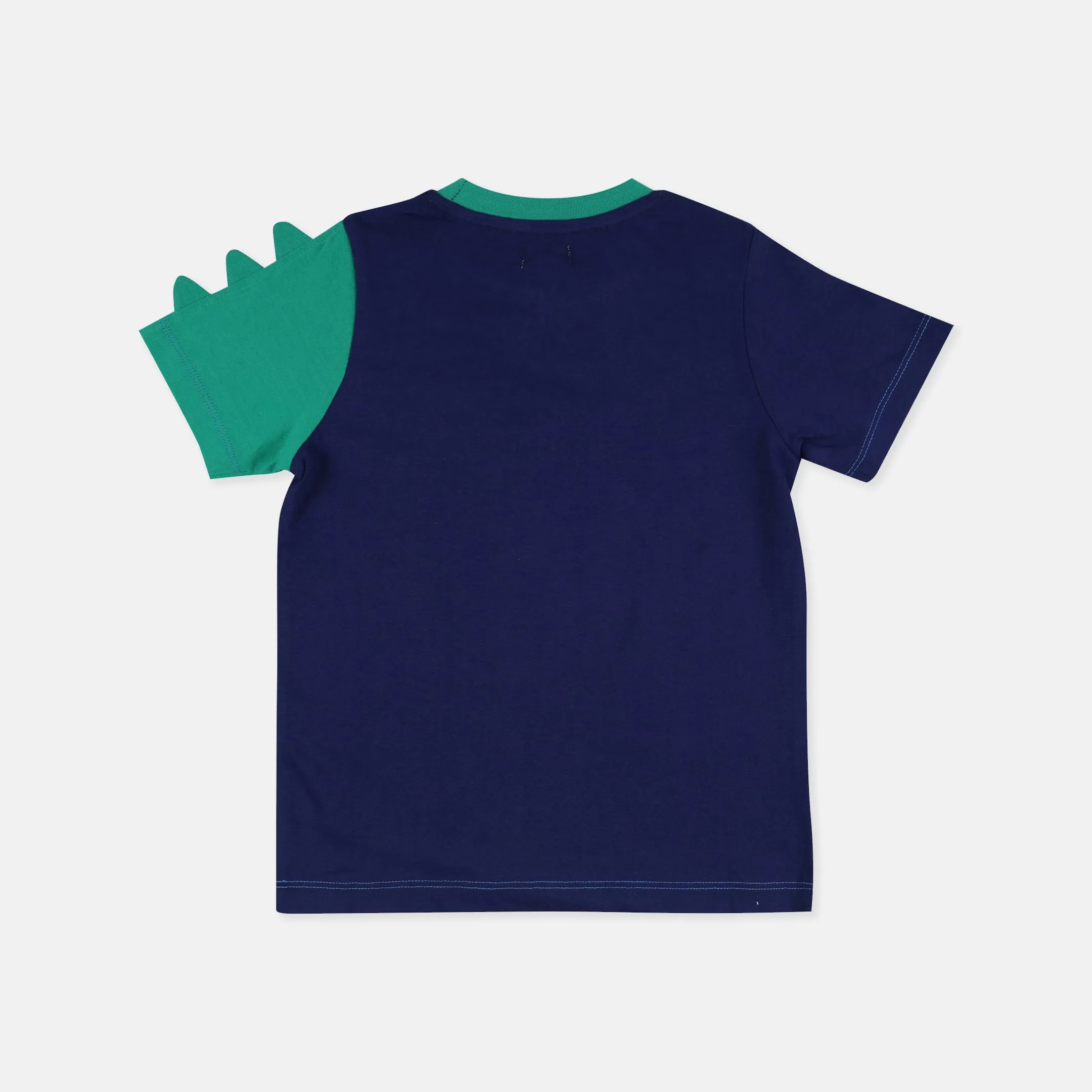 Navy Crocodile Applique T-Shirt