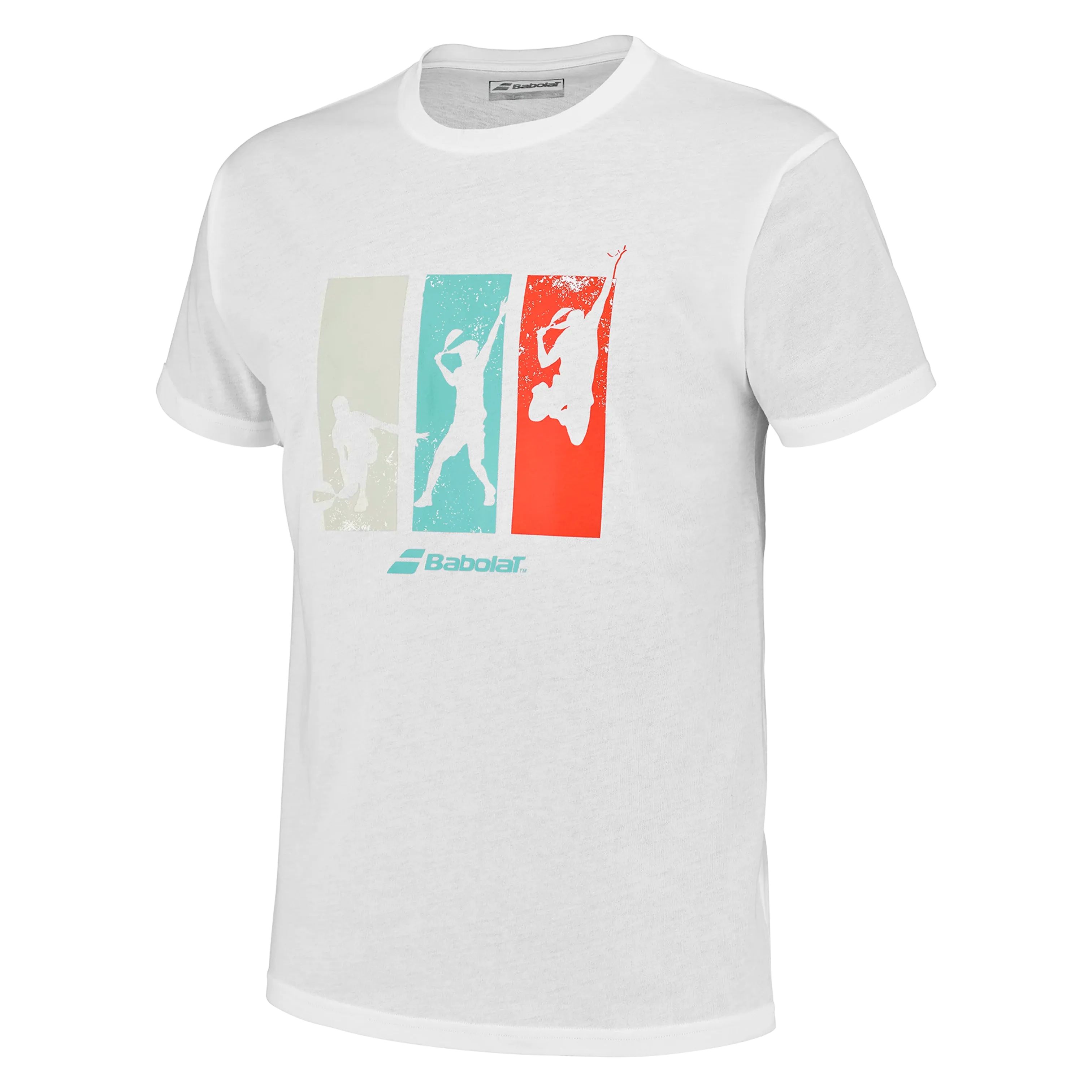 NEU - Babolat Padel Cotton Tee weiß