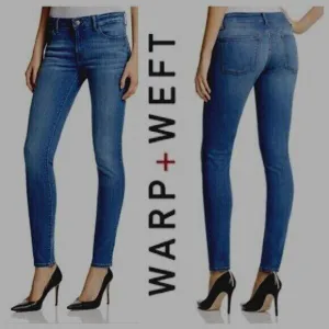 New without tags ! warp   weft skinny jeans JFK N Y  2/26