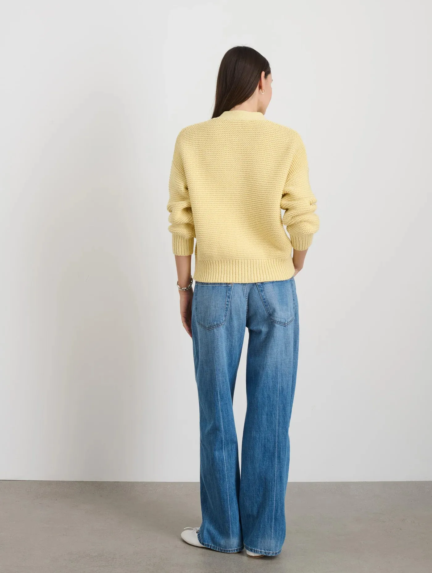 Nico Cardigan in Cotton - Butter