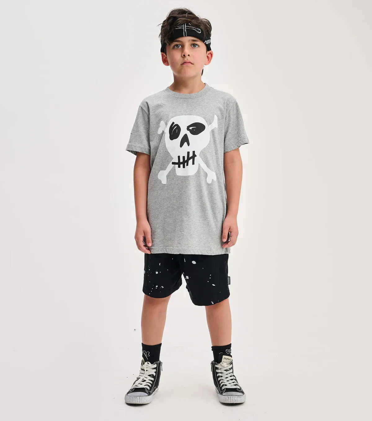 nununu- Mono Splash Sweat shorts (black)