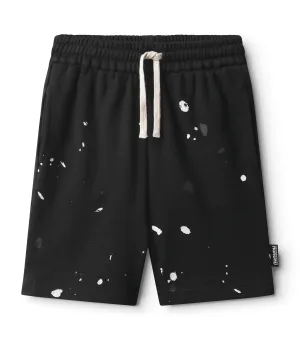 nununu- Mono Splash Sweat shorts (black)