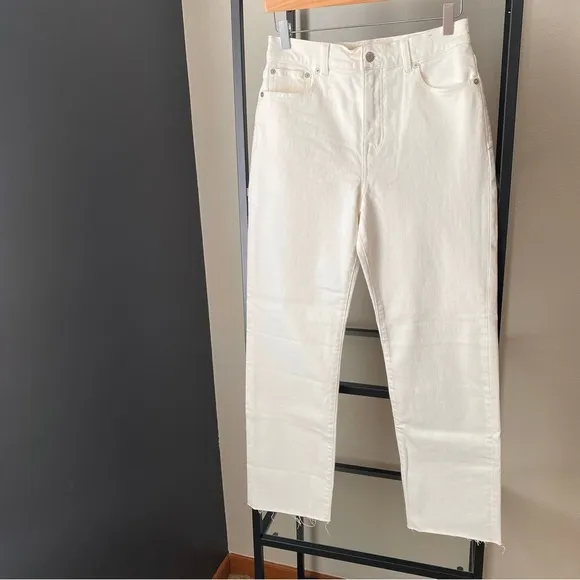 NWOT Madewell 90’s Straight Crop Jeans