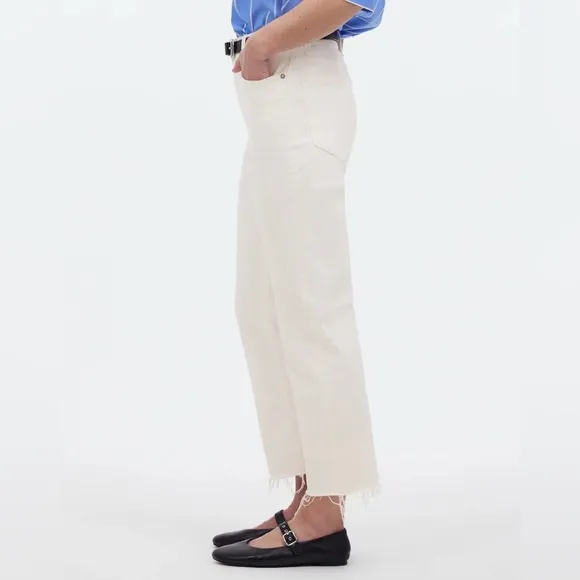 NWOT Madewell 90’s Straight Crop Jeans