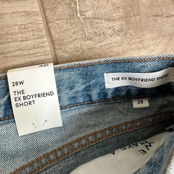 NWT Aritzia The Ex Boyfriend Denim Shorts