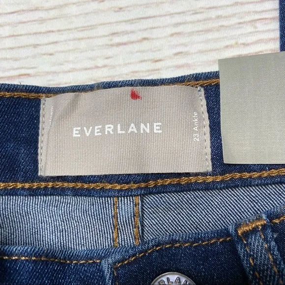 NWT Everlane High Rise Skinny Stretch Ankle Jeans Sz 23