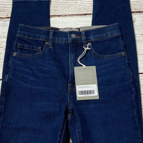 NWT Everlane High Rise Skinny Stretch Ankle Jeans Sz 23