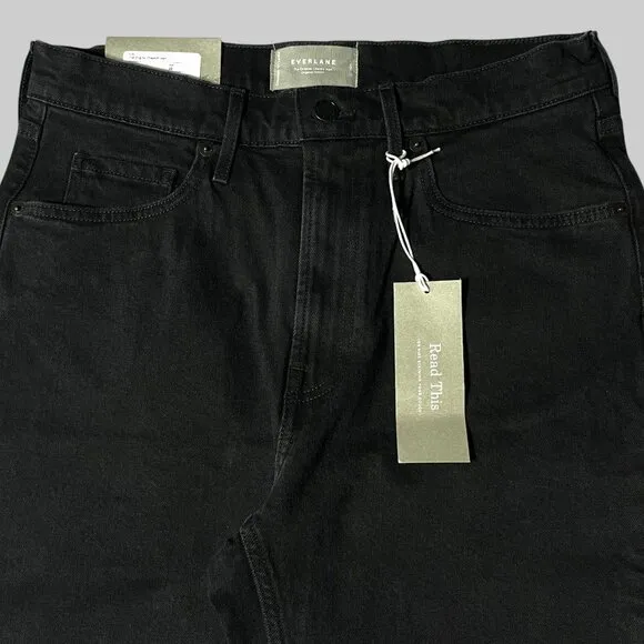 NWT Everlane The Original Cheeky Jean Womens 29 Coal Black
