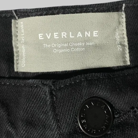 NWT Everlane The Original Cheeky Jean Womens 29 Coal Black