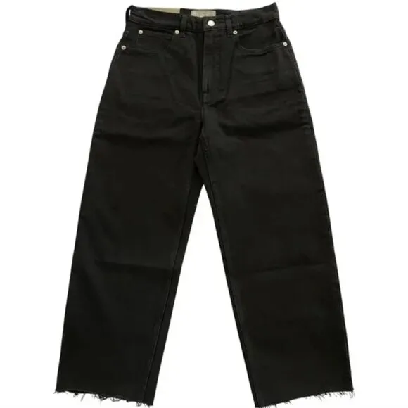 NWT Everlane The Way High Jean 28 Short Coal Black