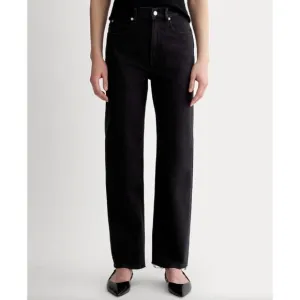 NWT Everlane The Way High Jean 28 Short Coal Black