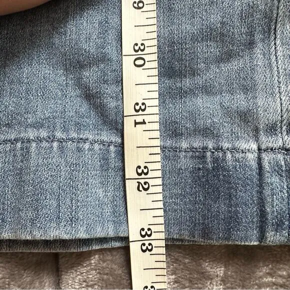 NWT J. Crew Denim High Waist Paperbag Jeans Women size 27P Medium Wash wide leg