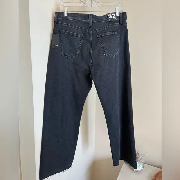 NWT Joe's High Rise Wide Leg Cropped Denim Jeans, Size 32, Isagel