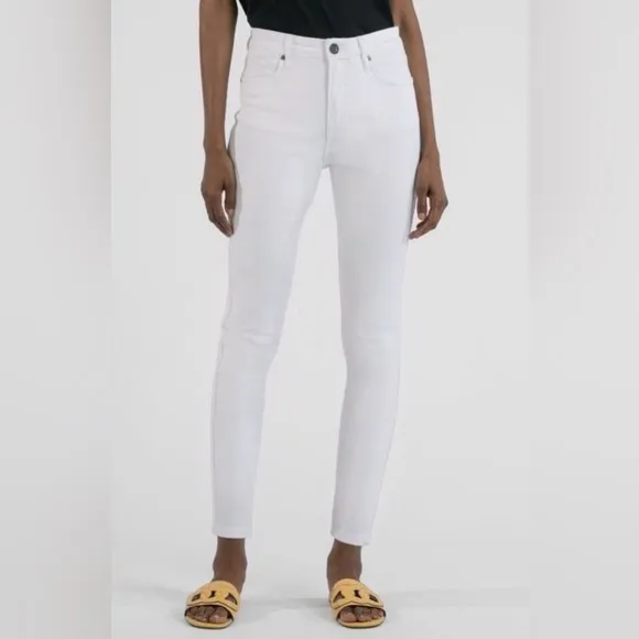 NWT Kut From The Cloth Donna Fab Ab High Rise Stretch Raw Hem Skinny Jeans 14