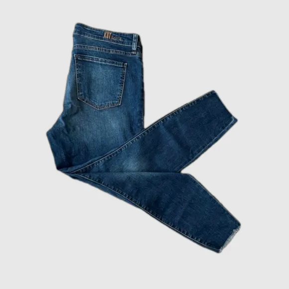 NWT Kut from the Kloth Carlo Ankle Skinny Raw Hem