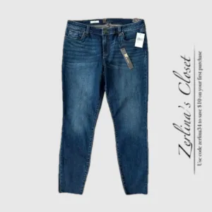 NWT Kut from the Kloth Carlo Ankle Skinny Raw Hem