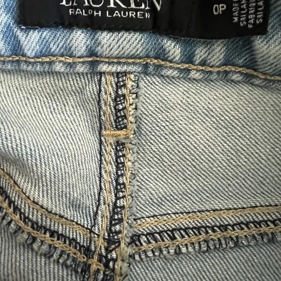 *NWT* Lauren Ralph Lauren Women’s Denim Light Wash Shorts Size 0P