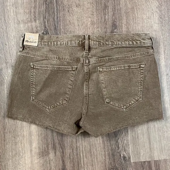 NWT Madewell Burnt Sienna Cut-Off Denim Jean Shorts Sz 27