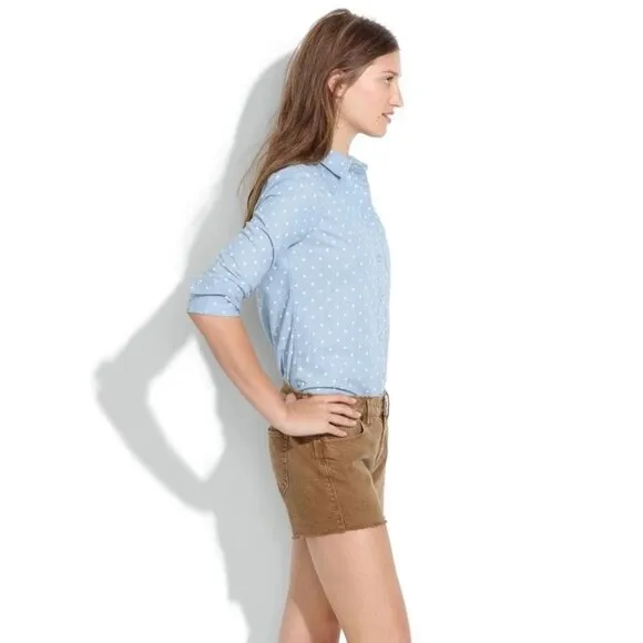 NWT Madewell Burnt Sienna Cut-Off Denim Jean Shorts Sz 27
