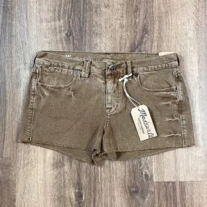 NWT Madewell Burnt Sienna Cut-Off Denim Jean Shorts Sz 27