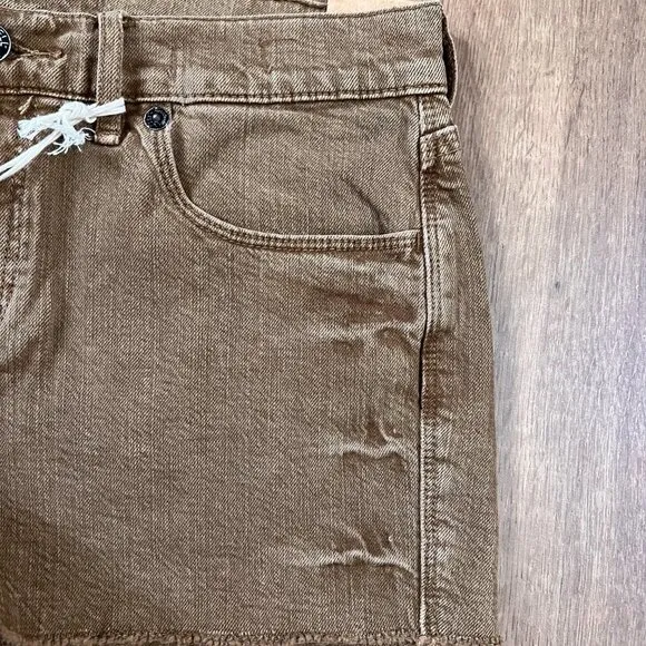 NWT Madewell Burnt Sienna Cut-Off Denim Jean Shorts Sz 27