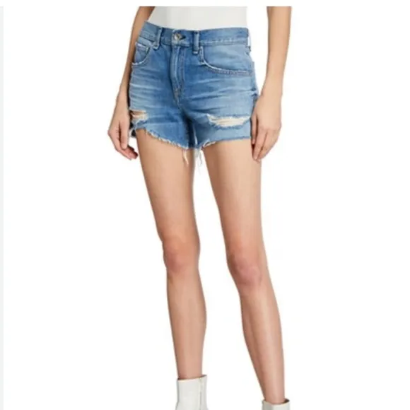 NWT Rag &amp; Bone Dre Low-Rise denim shorts in size 24