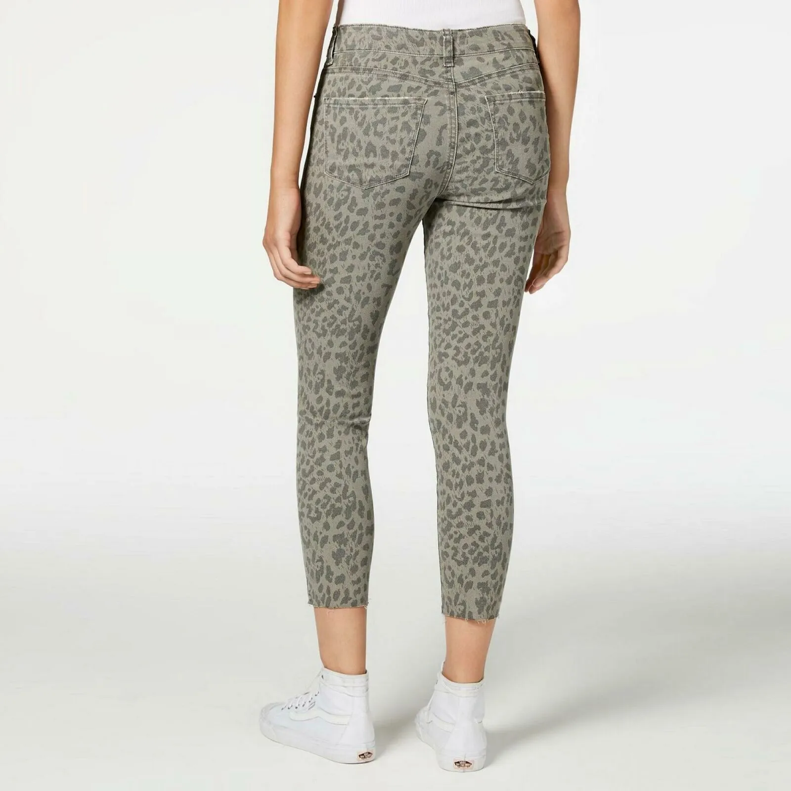 NWT STS Blue Juniors' Ellie Animal-Print Ankle Skinny Jeans. EP1609JA4 27