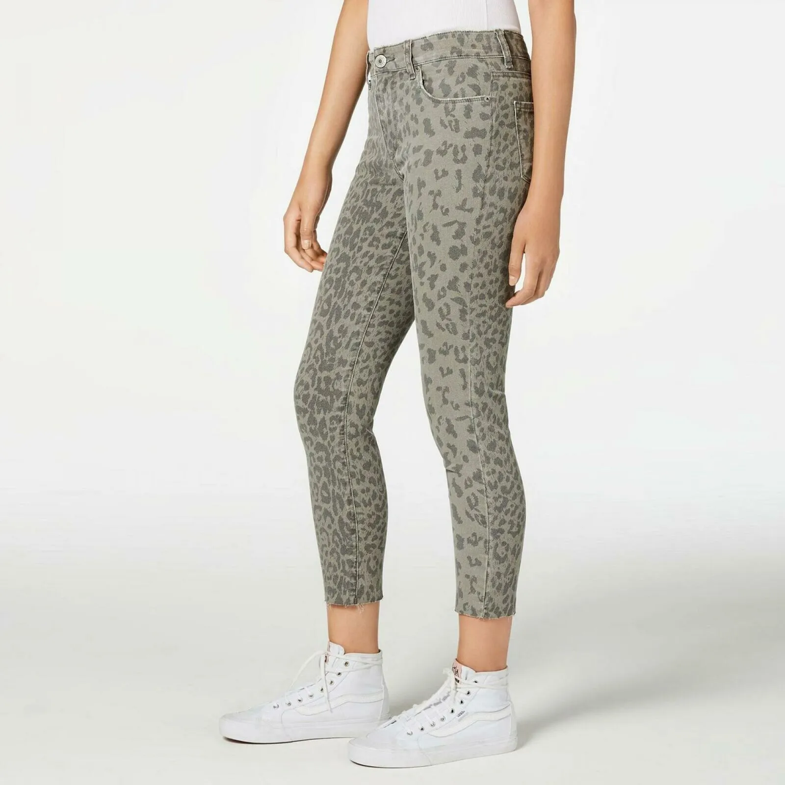 NWT STS Blue Juniors' Ellie Animal-Print Ankle Skinny Jeans. EP1609JA4 27