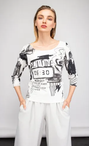 NY 77 Design Routine Top