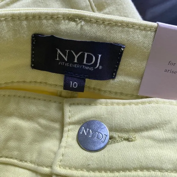 NYDJ Ella Denim Shorts With Side Slits