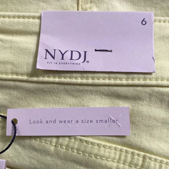 NYDJ Ella Denim Shorts With Side Slits
