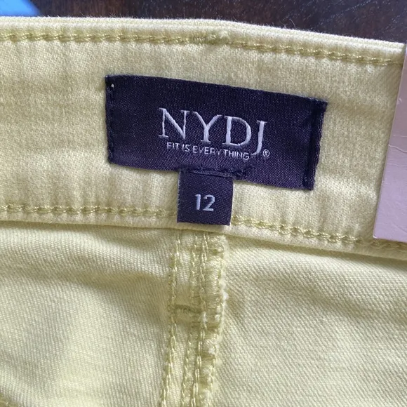 NYDJ Ella Denim Shorts With Side Slits