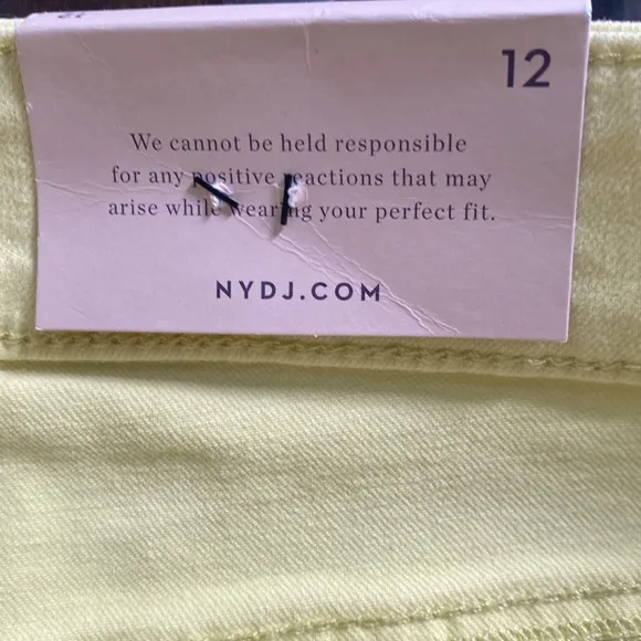 NYDJ Ella Denim Shorts With Side Slits
