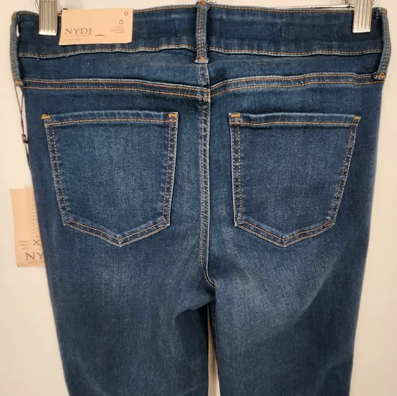 NYDJ Marilyn Straight Leg Double Shank Jeans Lift Tuck Slimming 0 NWT