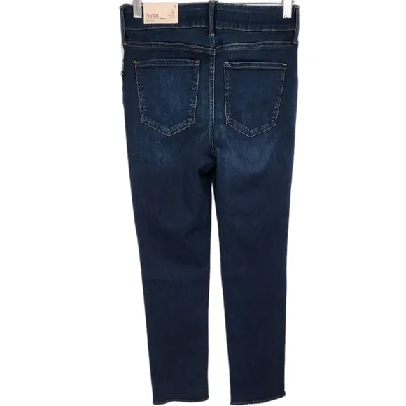NYDJ Marilyn Straight Leg Double Shank Jeans Lift Tuck Slimming 0 NWT