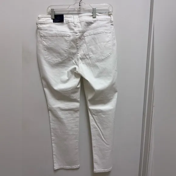 NYDJ NEW White Skinny Jeans Size 12P NWT