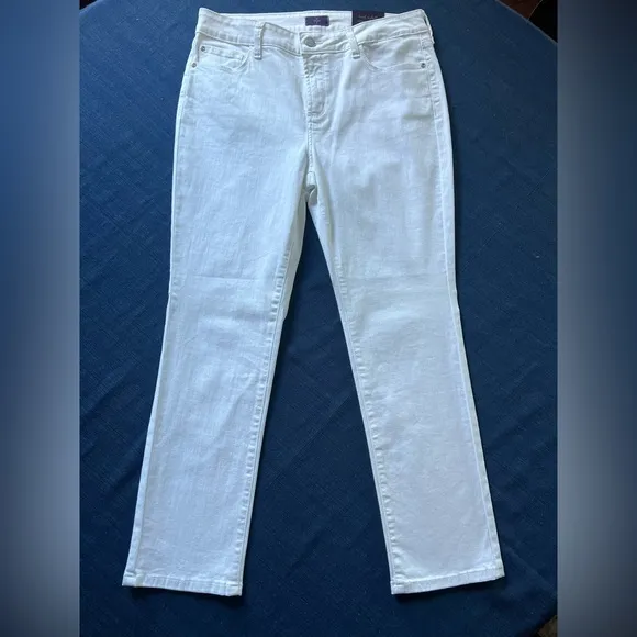 NYDJ NEW White Skinny Jeans Size 12P NWT