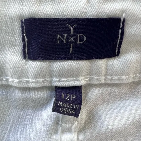 NYDJ NEW White Skinny Jeans Size 12P NWT