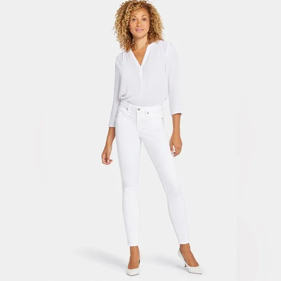 NYDJ NEW White Skinny Jeans Size 12P NWT