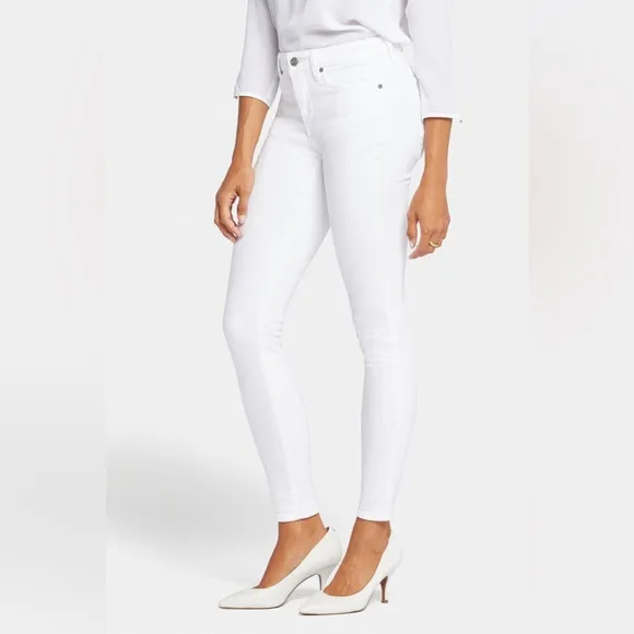 NYDJ NEW White Skinny Jeans Size 12P NWT