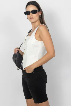 OKARA RAW HEM SHORT
