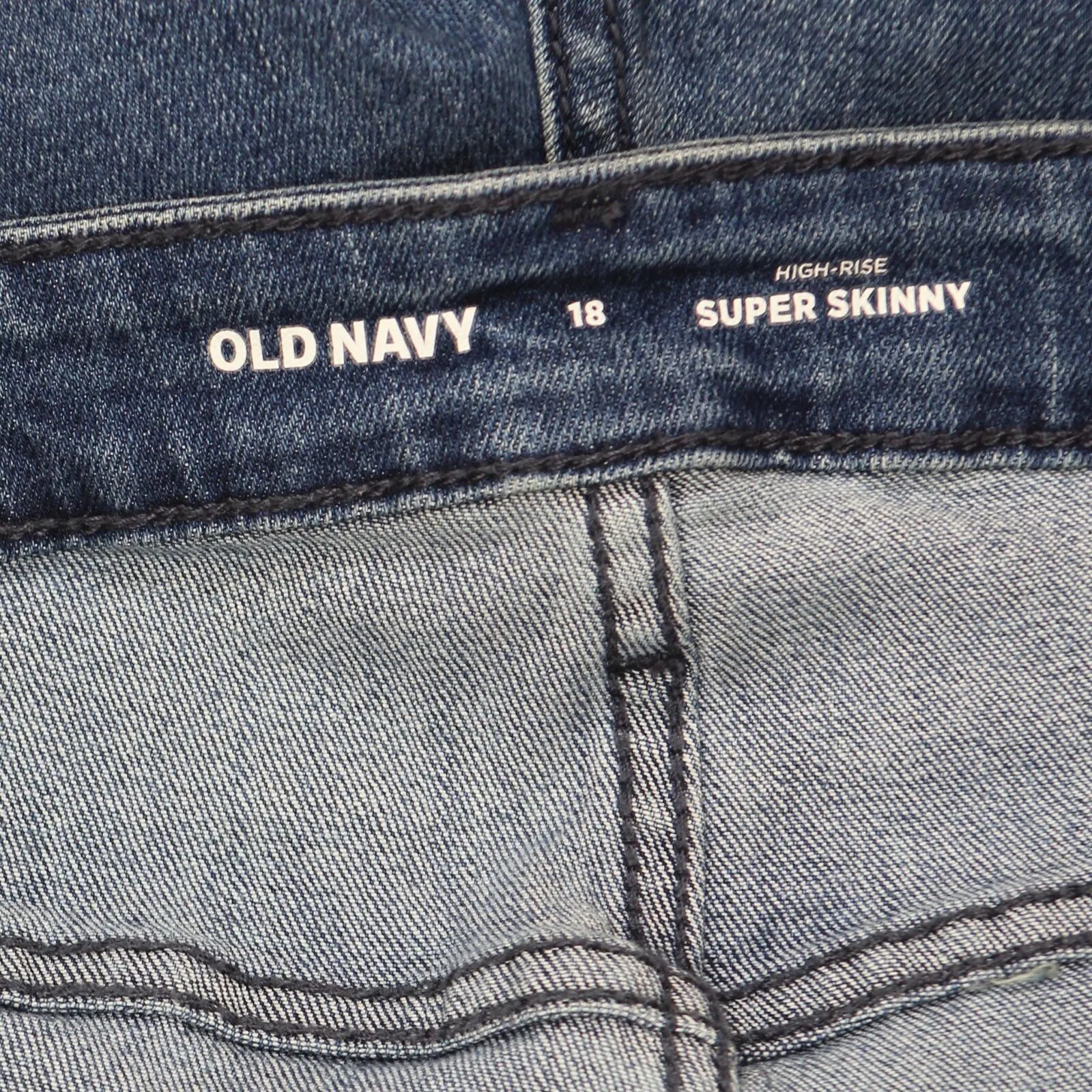 Old Navy Womens Stretch High-Rise Skinny Jeans 1670596812f4ba Medium Blue 18