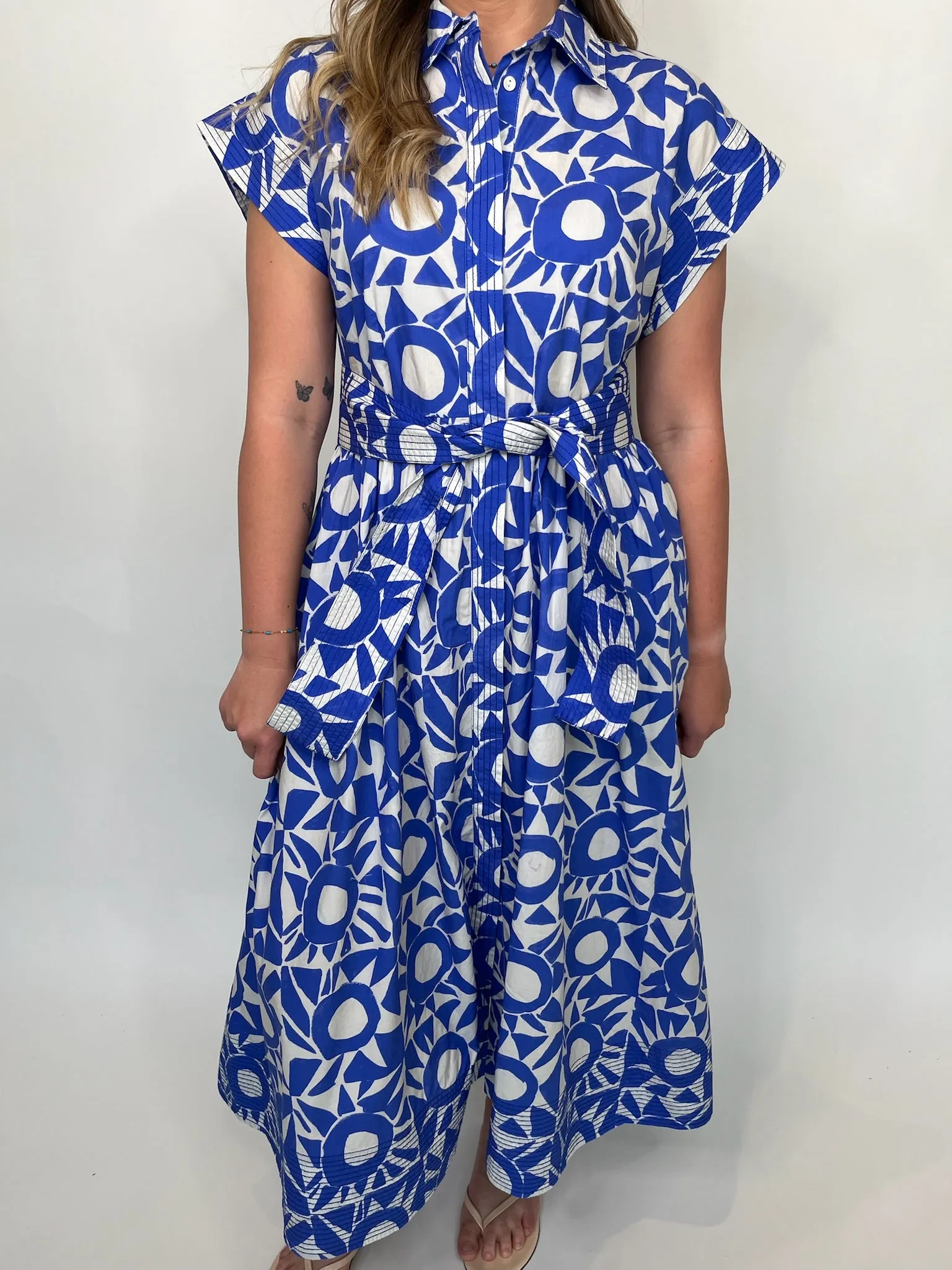 Oliphant Belted Shirt Dress