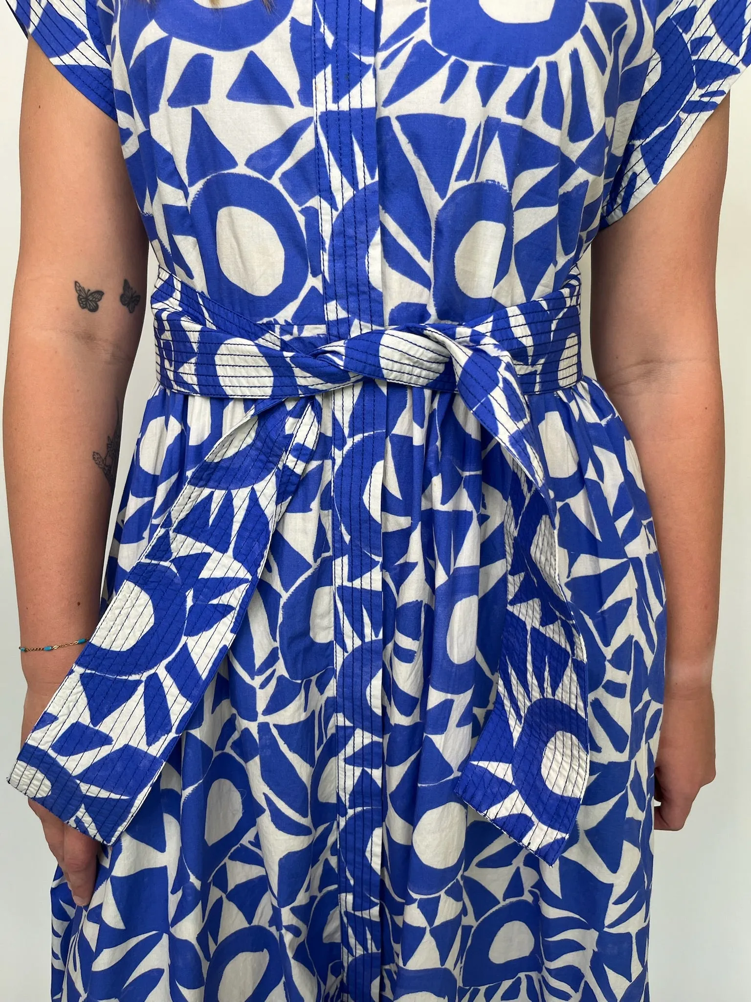 Oliphant Belted Shirt Dress