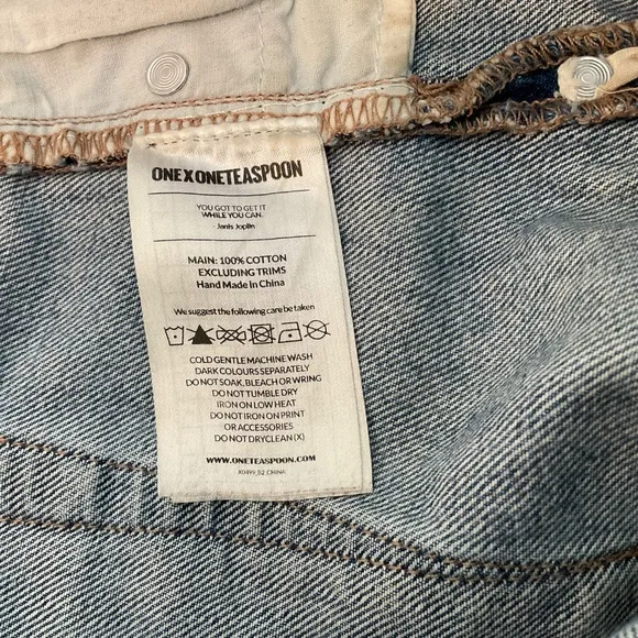 One Teaspoon Denim Shorts Size 27