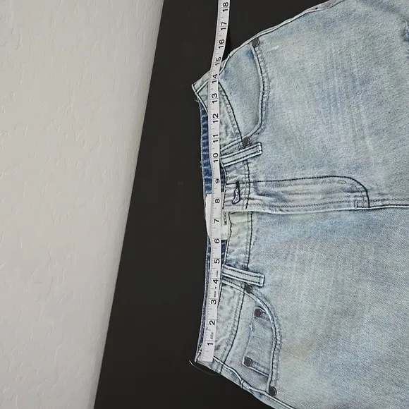 OneTeaspoon Cut Off Truckers in Salty Dog Denim Jean Shorts Distressed Size 26